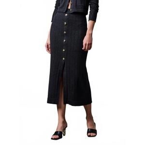 NEW HEVRON women's mia skirt in charcoal